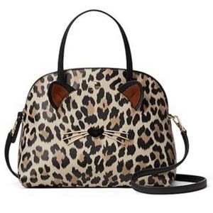 Kate Spade
RUN WILD LEOPARD PRINT LOTTIE SATCHEL
